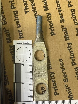 One BURNDY Tin-Plated Copper Compression Lug (YA-2N) 6STR - Image 1 of 4