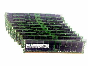 Lot of 10 16GB DDR3 1600MHZ PC3-12800R 2Rx4 240Pin Server Ram - Picture 1 of 4