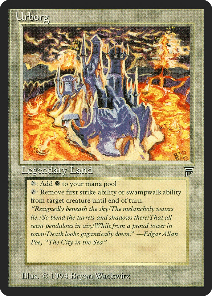 Urborg X (1) Legends Excellent/Near Mint - U310 - 4RCards - Image 1 of 1