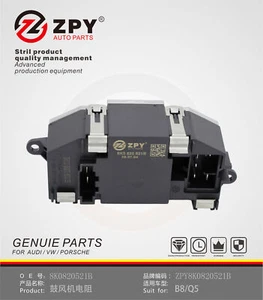 ZPY New Blower Motor Module Resistor For Audi A4 A5 A8 Q5 S4 S5 S8 8K0820521B - Picture 1 of 1
