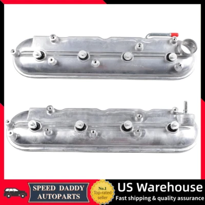 Valve Cover w/Gaskets & Bolts for 2009+ 4.8 5.3 6.0 6.2 Chevy Sierra GM Cadillac - Image 1 of 4
