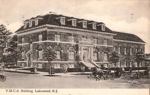Lakewood NJ View of Y.M.C.A. Building Divided Back Postcard Posted 1907 - Picture 1 of 2