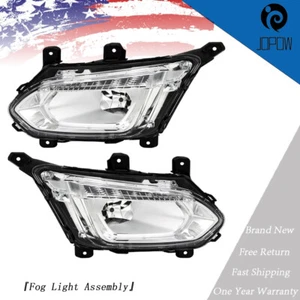 Front Bumper Fog Lights Assembly For Chevrolet Equinox Premier LTZ 2016-2017 Set - Picture 1 of 13