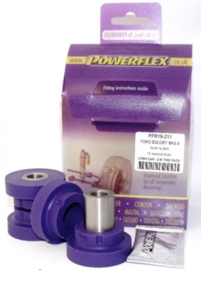 2 boccole Powerflex PFR19-211 PU barra longitudinale per Ford Escort III IV Orion n.8 - Immagine 1 di 2