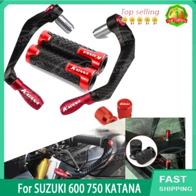 For SUZUKI 600 750 KATANA Motorcycle Brake Clutch Levers Handlebar Protector Foto 1 de 4