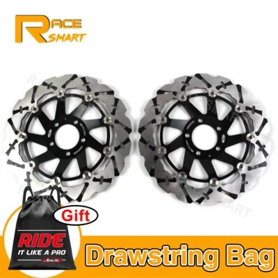 Передние тормозные диски для Kawasaki Ninja ZX11 ZX1100C 90-93 ZR1100 Zephyr 1993-1998 - Изображение 1 из 4