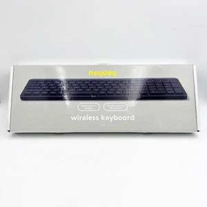 Heyday Bluetooth Wireless Keyboard, Dusk Blue for Windows, Mac and Chrome - Picture 1 of 2