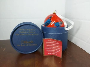 NOS Dillards "Four Calling Birds" 12 Days Of Christmas.  4th In A Series Of 12. - Picture 1 of 5
