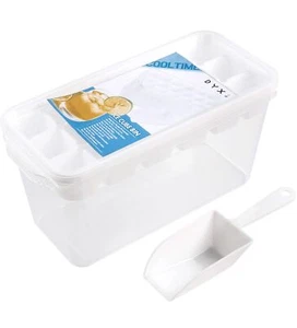 Ice Cube Bin Bucket Trays - Ice Holder Container Storage for Freezer Refriger... - Picture 1 of 7