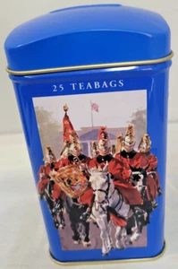 English Breakfast Tin Bank 5 1/4" Tall x 21/2" Wide - Picture 1 of 7
