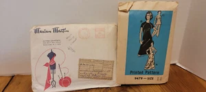 Vestido vintage Marian Martin #9479 talla 14 patrón pedido por correo sin cortar SMO1 - Imagen 1 de 2