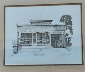 Auto Art - Queen colony Garage, Corona, California - Litho #56 of 400 - Picture 1 of 1