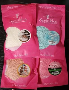 Pink Zebra wax Sprinkles - NEW - Over 150 Factory Sealed 3.75 oz. Bags ! - Picture 1 of 169