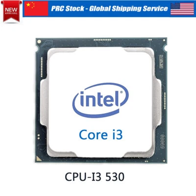 Intel Core i3-530 CPU Socket LGA 1156 CPU Processor  2.93 GHz 2.5 GT/s  - Image 1 of 4