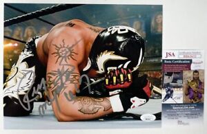 WWE NXT Rey Mysterio Signed 8x10 Photo B Autograph WCW ECW JSA COA