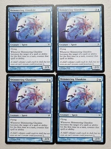 MTG 4x Shimmering Glasskite 51/165 Light Play - Picture 1 of 2