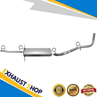 Tubo de escape + silenciador trasero + tubo de cola Fit00-03 Dodge Dakota 3,9 L 2x2 | ClubCab | 131" WB Foto 1 de 4