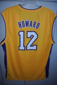 Los Angeles Lakers Dwight Howard #12 Home Jersey Mens Large Adidas/Nice - Picture 1 of 8