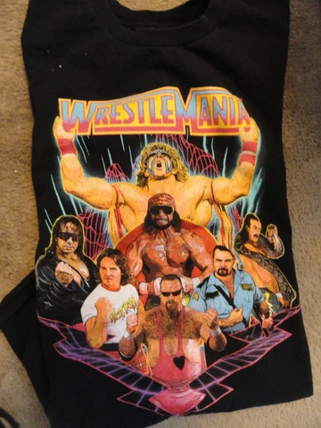 VTG WESTLEMANIA GRAPHIC TSHIRT SIZE XL ULTIMATE WARRIOR, MACHO MAN, RODDY PIPER Cover