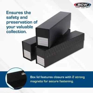 3 Pack QuickFold Card Storage Boxes - Magnetics Closure & Fits Top loaders Cards - Picture 1 of 7