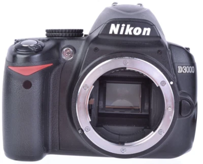 Nikon D3000 10.2MP Digital SLR Camera Body Shutter Count: 7,500 #T-08105 - Image 1 of 4