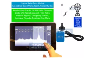 Android-Based RTL-SDR Radio Receiver Tuner For AM FM HAM DVB-T DAB Radio  - Picture 1 of 5