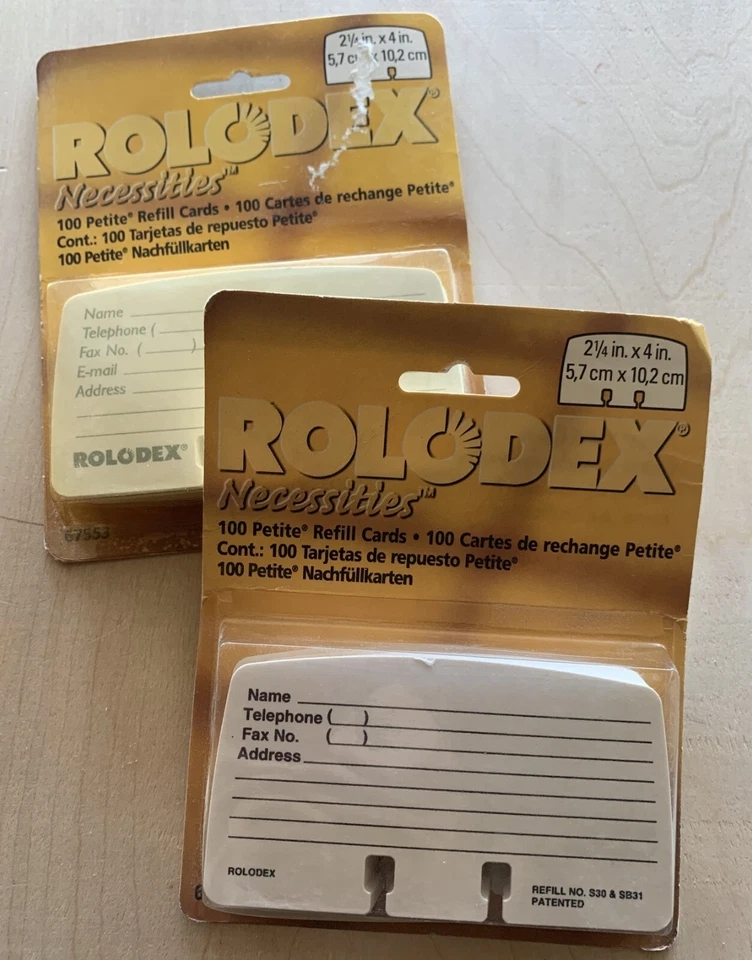 Vintage Rolodex 5024x Metal Frame Business Card File Dividers & Blank Cards Read