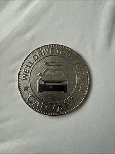 CARVANA Car Vending Machine Token Large 3” Coin AUTHENTIC New In Plastic Casings - Picture 1 of 3