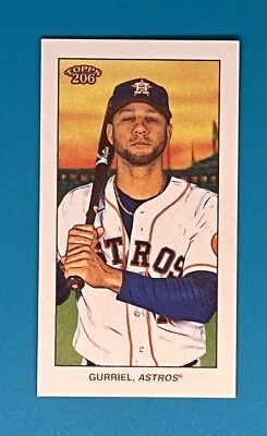 2022 Topps T206 Wave 5 YURI GURRIEL Houston Astros Piedmont Back - Image 1 of 2