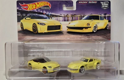 Hot Wheels 2022 premium 2 pack Nissan Z Proto & Nissan Fairlady Z (Cart) - Photo 1/3