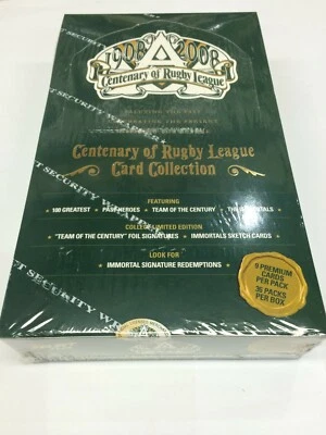 Tarjeta Select NRL Centenary Of Rugby League 2008 caja de fábrica (36 paquetes)-atemporal Foto 1 de 4