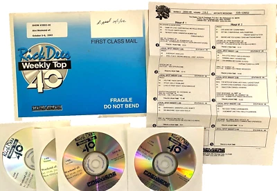 10/5/02 RICK DEES 4 HR WEEKLY TOP 40, JENNIFER LOVE HEWITT, EMINEM, PINK, CREED - Image 1 of 2