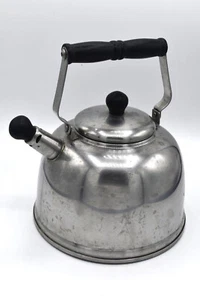 Farberware Edelstahl Pfeifwasserkocher 2,5 Qt Vintage MCM selten - Bild 1 von 1