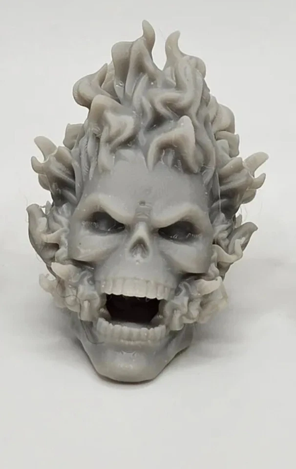 CABEZA DE FANTASMA IMPRESA EN 3D escala 1:9 8" estilo MEGO FIGURAS leyendas de Marvel Foto 1 de 1