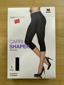 Hanes 1 Paar Style Essentials Capri Shaper Kleidungsstück schwarz Größe XL - Bild 1 von 3