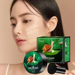 Snail Collagen BB Cream Mushroom Head AirCushion Foundation CC-Cream Concealer۞ - Picture 1 of 11