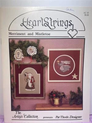 HEARTSTRINGS Counted Cross Stitch Chart - MERRIMENT AND MISTLETOE AC-47 - Image 1 of 2