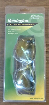 Gafas de tiro o caza Remington Target amarillas T-71 moldeadas dobles Foto 1 de 4