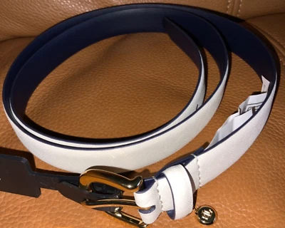 Cinturón mujer LAUREN RALPH LAUREN cuero tono dorado detalles talla 3X mujer nuevo con etiquetas defecto” Foto 1 de 4