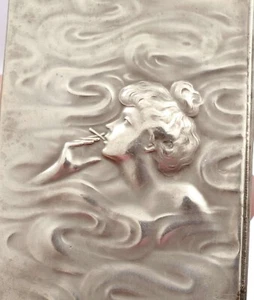1930's Art Nouveau Solid Silver Unger Bros. Travel Photograph Photo Frame Case - Picture 1 of 9