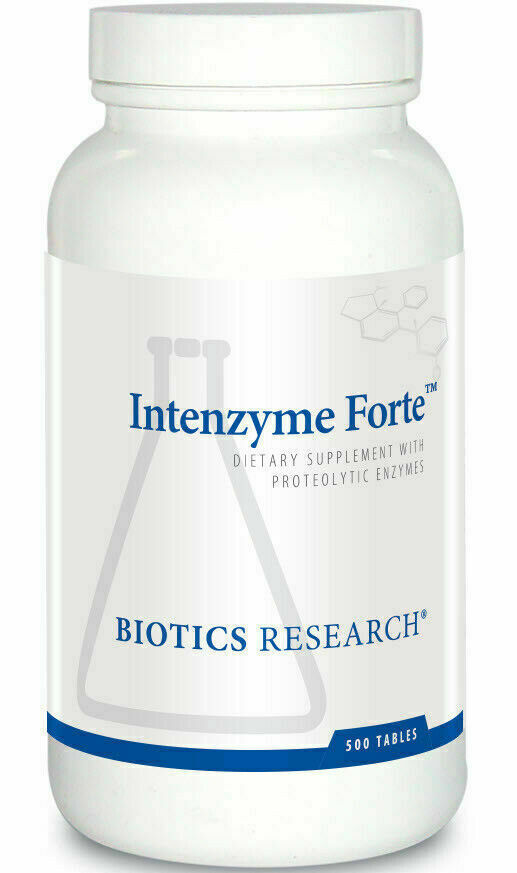 500 t Biotics Research ~ INTENZYME FORTE ~ NEW - exp 2025 ~ FREE SHIPPING ~