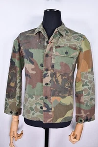 Polo Ralph Lauren Military Usa Army Camo Soldiers Fatigue Patchwork Jacket XS - Picture 1 of 10