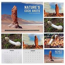 Nature Cock Shots 2024 Calendar Funny Xmas Gift Natural Scenery Calendar-FAST AU