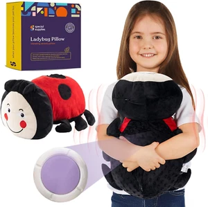 Suministros Especiales Ladybug Almohada Vibradora Sensorial, Presión Activada para Niños a - Imagen 1 de 12
