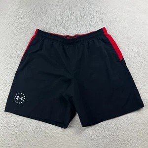 Under Armour Shorts Mens XL Black Freedom Armour Tactical Logo Pockets - Picture 1 of 13