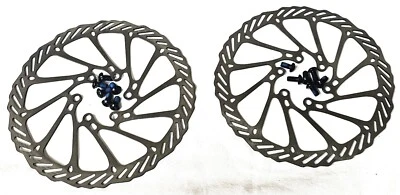 Par de rotores de freno de disco para bicicleta de montaña, 6 pernos, 160 mm, pernos Inc. Foto 1 de 2