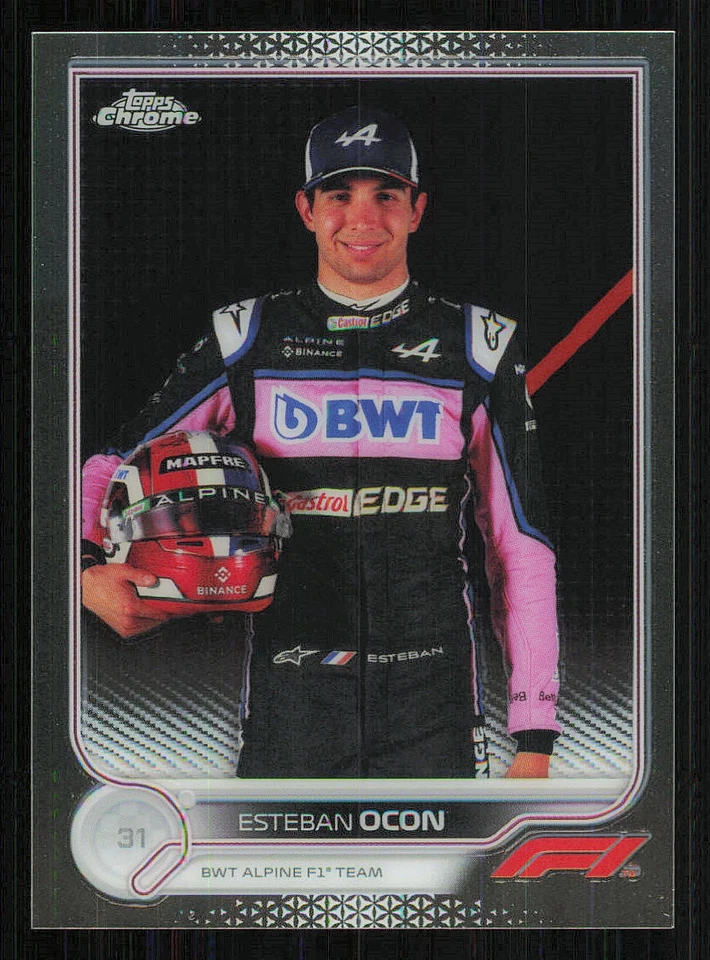 2022 Topps Chrome Formula 1 #41 Esteban Ocon - Image 1 of 2