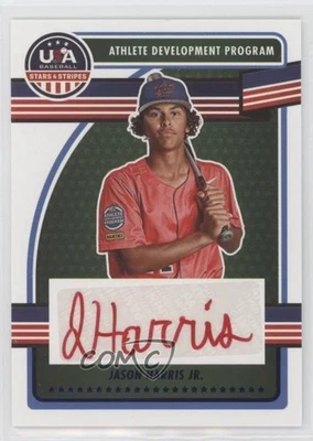 2023 Panini USA Baseball Stars & Stripes Jason Harris Jr #ADPS-JH Auto - Image 1 of 2