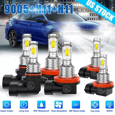 Para Para Honda CR-V CRV 2015 2016 2017-2019 2020 LED faro + luces antiniebla A+ Foto 1 de 4