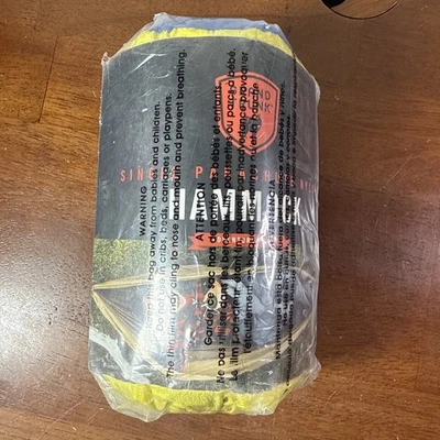 Grand Trunk Parachute Nylon Single Hammock Yellow & Royal Blue 400lb - Image 1 of 4